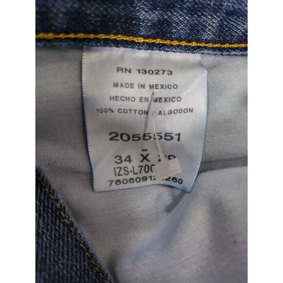 Lee Mens Relaxed Fit Blue Denim Jeans 34x30, Classic Style Durable & Comfortable - Picture 4 of 8